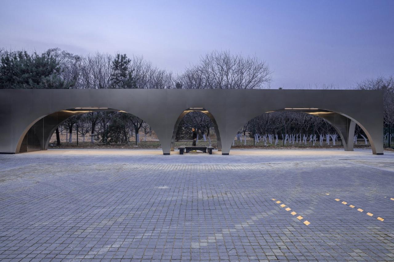 BIM建筑|北京奥林匹克森林公园跑者服务站 / TEMP建筑设计工作室 BIM建筑|北京奥林匹克森林公园跑者服务站 / TEMP建筑设计工作室