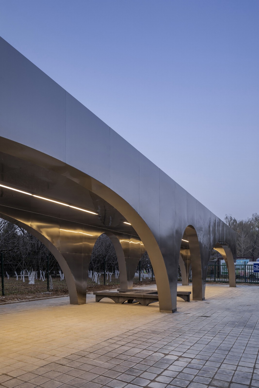 BIM建筑|北京奥林匹克森林公园跑者服务站 / TEMP建筑设计工作室 BIM建筑|北京奥林匹克森林公园跑者服务站 / TEMP建筑设计工作室