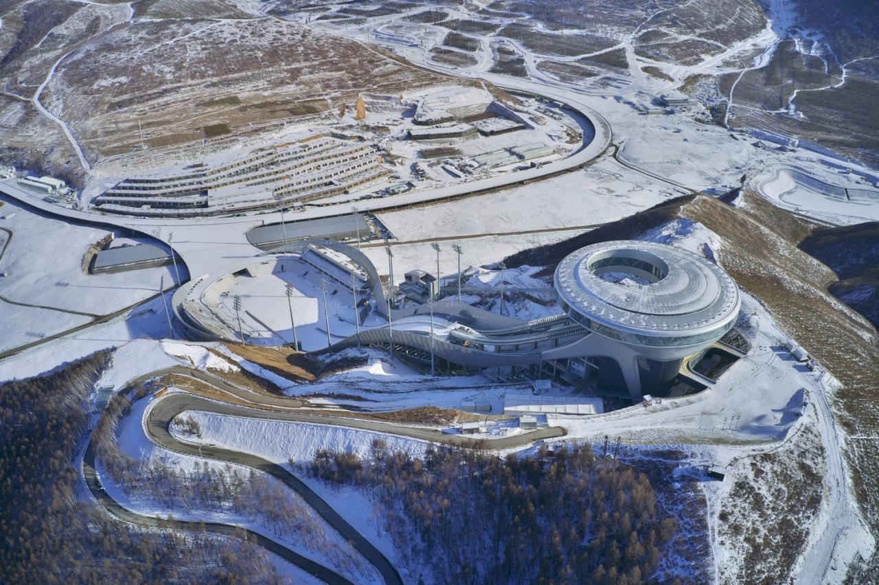 BIM建筑|国家跳台滑雪中心 / THAD 清华大学建筑设计研究院 BIM建筑|国家跳台滑雪中心 / THAD 清华大学建筑设计研究院