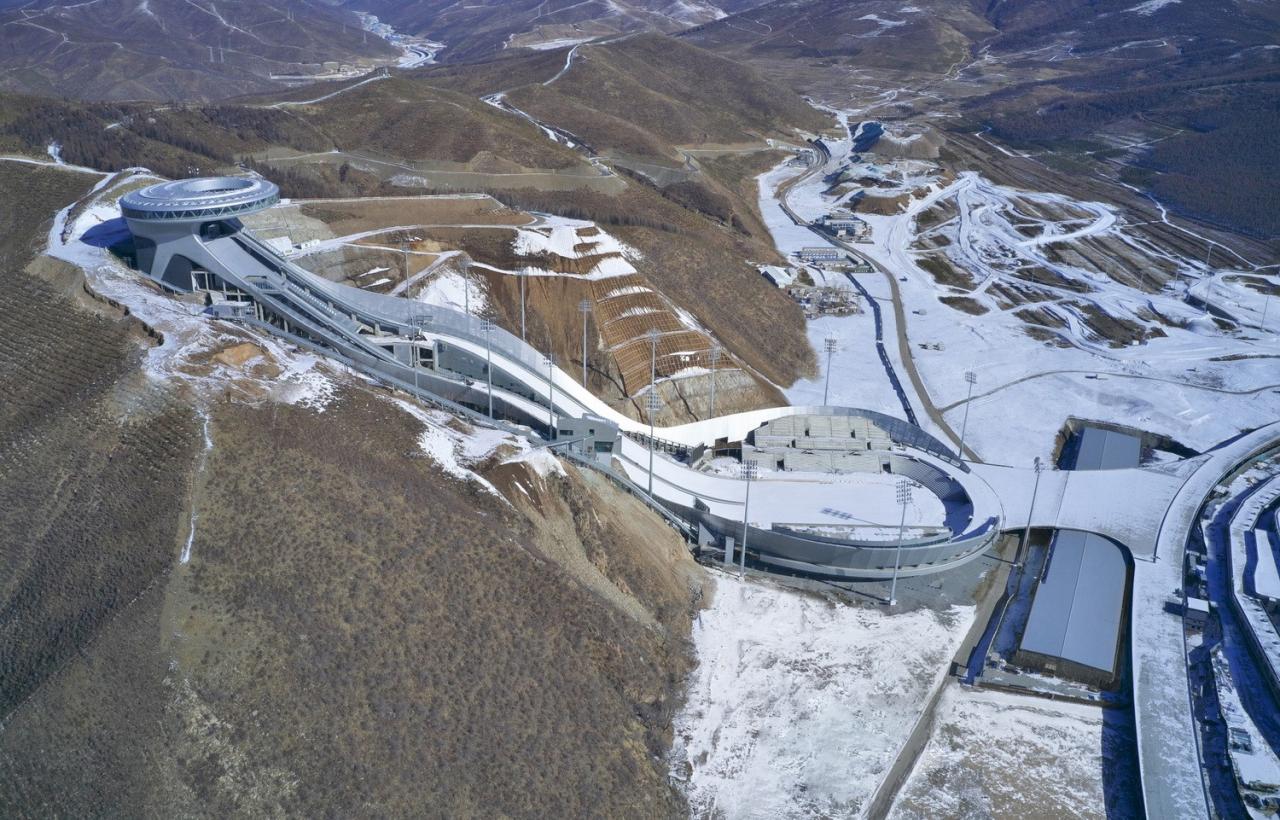 BIM建筑|国家跳台滑雪中心 / THAD 清华大学建筑设计研究院 BIM建筑|国家跳台滑雪中心 / THAD 清华大学建筑设计研究院