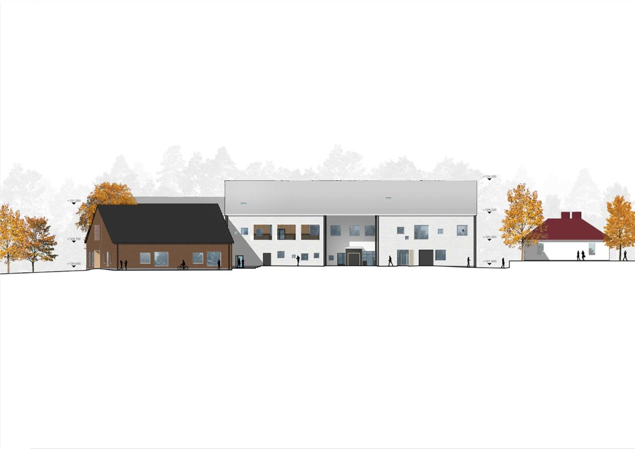 BIM建筑|汉卡萨尔米学校 / Parviainen Architects BIM建筑|汉卡萨尔米学校 / Parviainen Architects