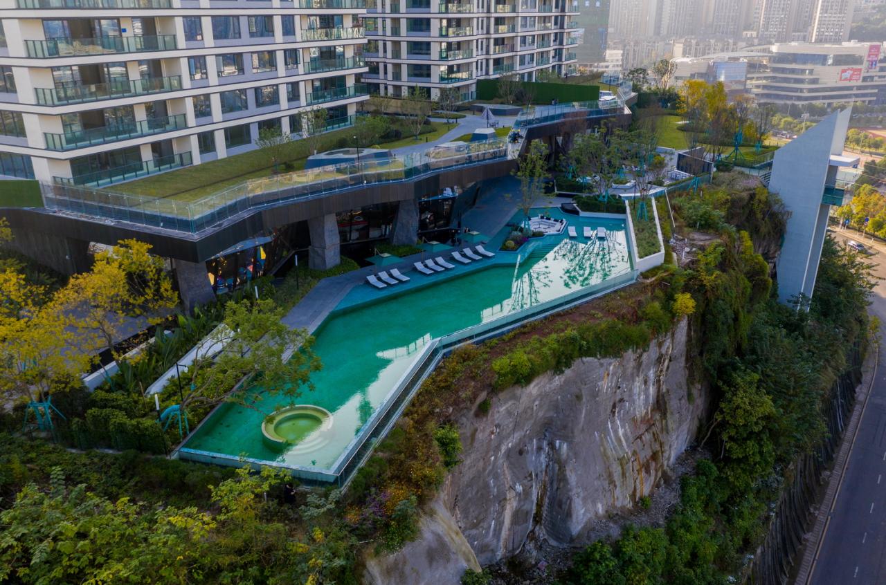BIM建筑|悬崖顶上的城市生活体验馆—万州雍江上境展示中心 / aoe事建组 BIM建筑|悬崖顶上的城市生活体验馆—万州雍江上境展示中心 / aoe事建组