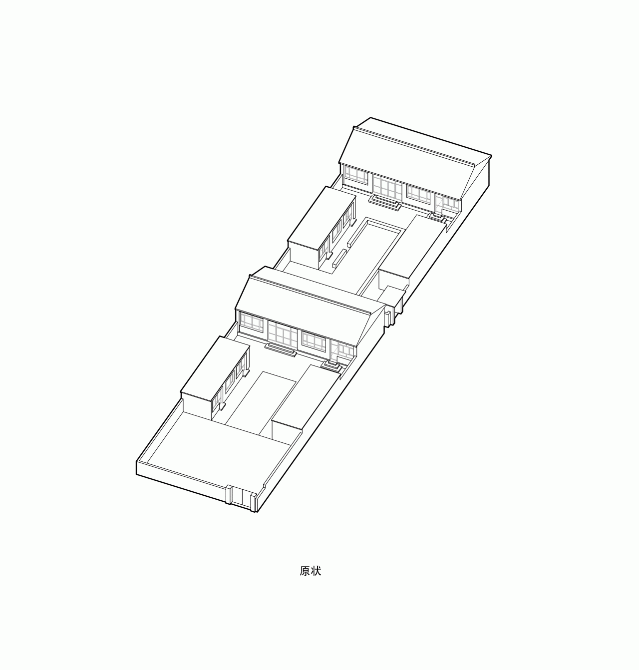 BIM建筑|孪生院子民宿 / 也似建筑 BIM建筑|孪生院子民宿 / 也似建筑