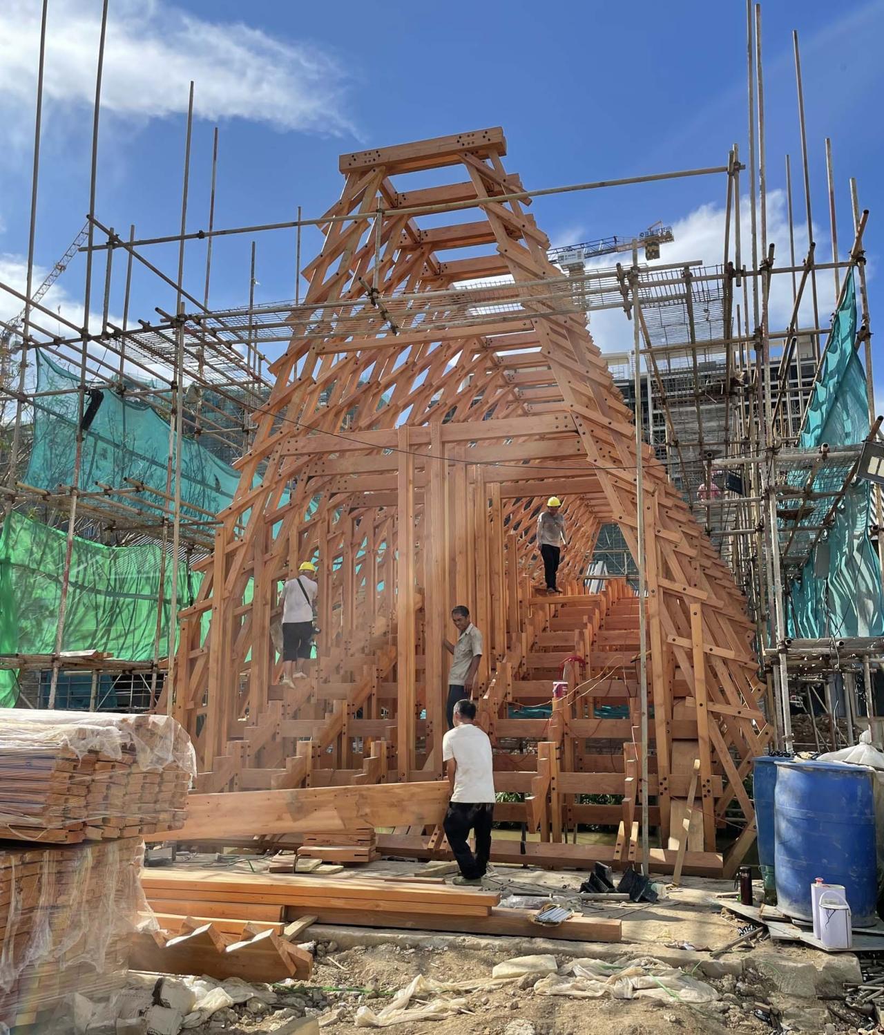 BIM建筑|古劳水乡木桥 / 罗宇杰工作室 BIM建筑|古劳水乡木桥 / 罗宇杰工作室