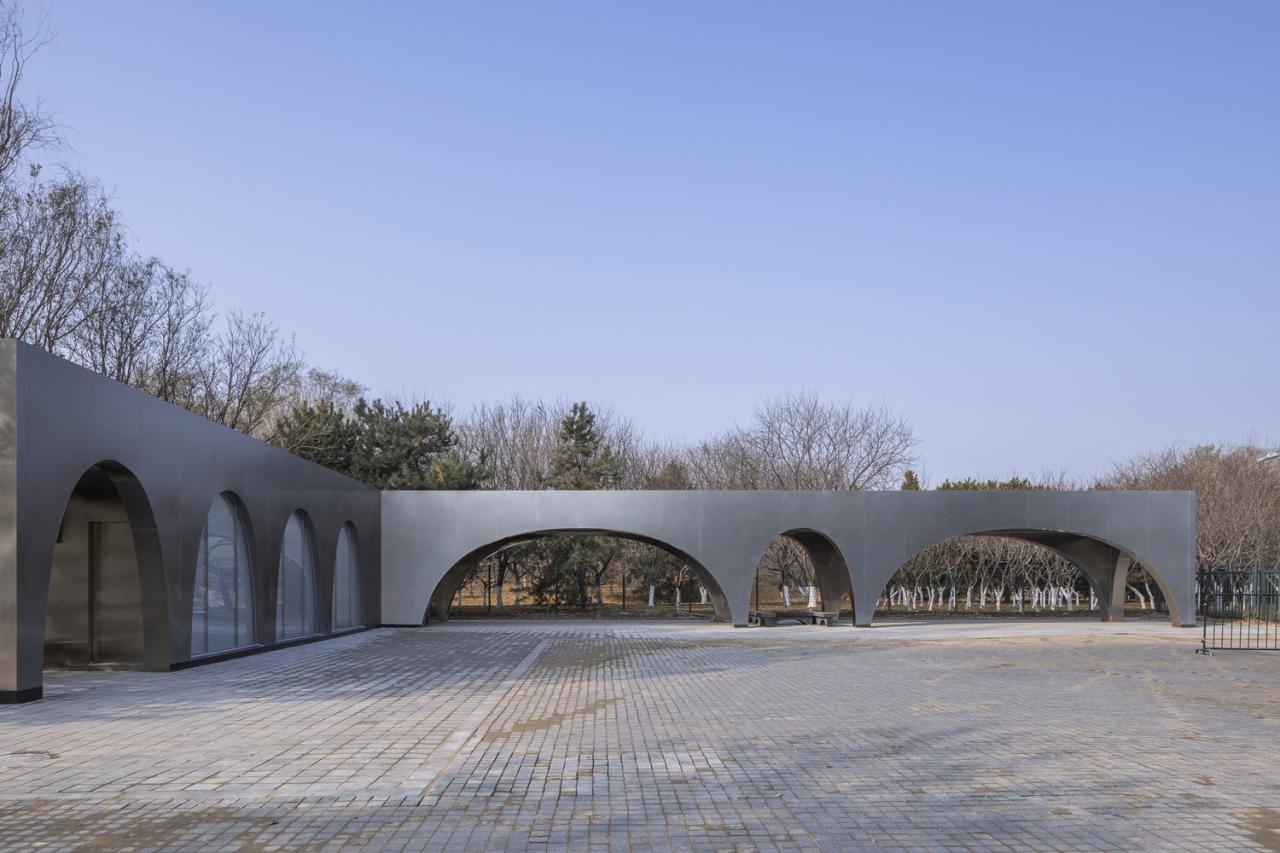 BIM建筑|北京奥林匹克森林公园跑者服务站 / TEMP建筑设计工作室 BIM建筑|北京奥林匹克森林公园跑者服务站 / TEMP建筑设计工作室