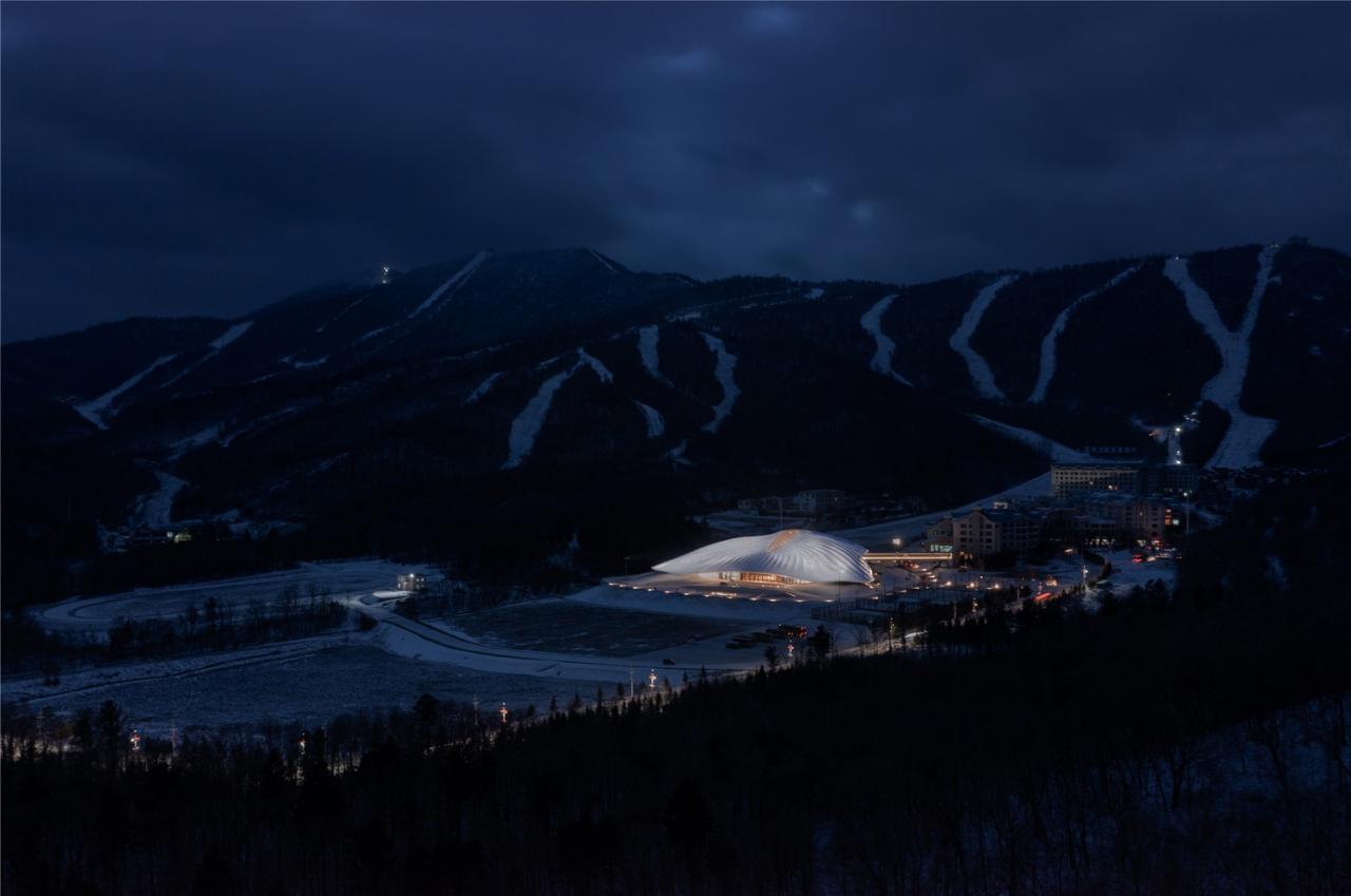 BIM建筑| 雪山下的帐篷 | MAD设计亚布力企业家论坛永久会址建成 BIM建筑| 雪山下的帐篷 | MAD设计亚布力企业家论坛永久会址建成