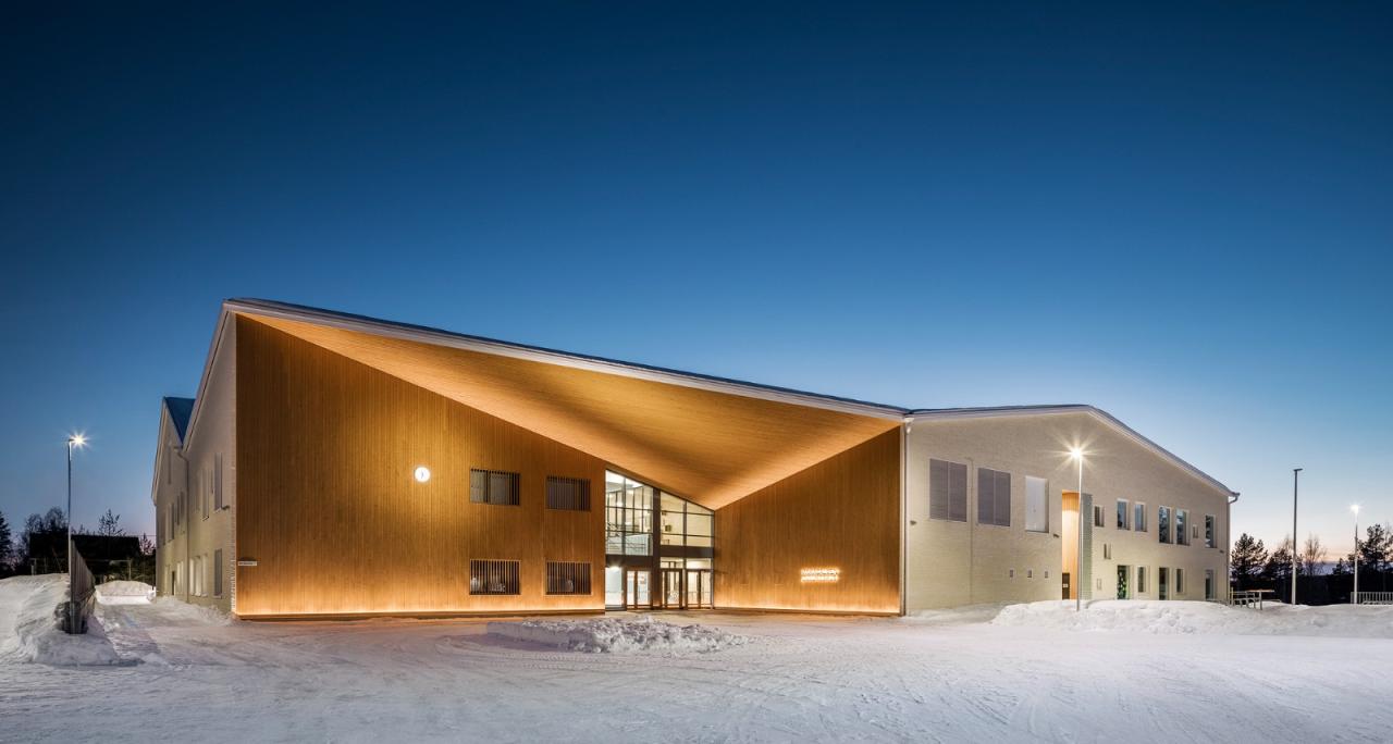 BIM建筑|汉卡萨尔米学校 / Parviainen Architects BIM建筑|汉卡萨尔米学校 / Parviainen Architects