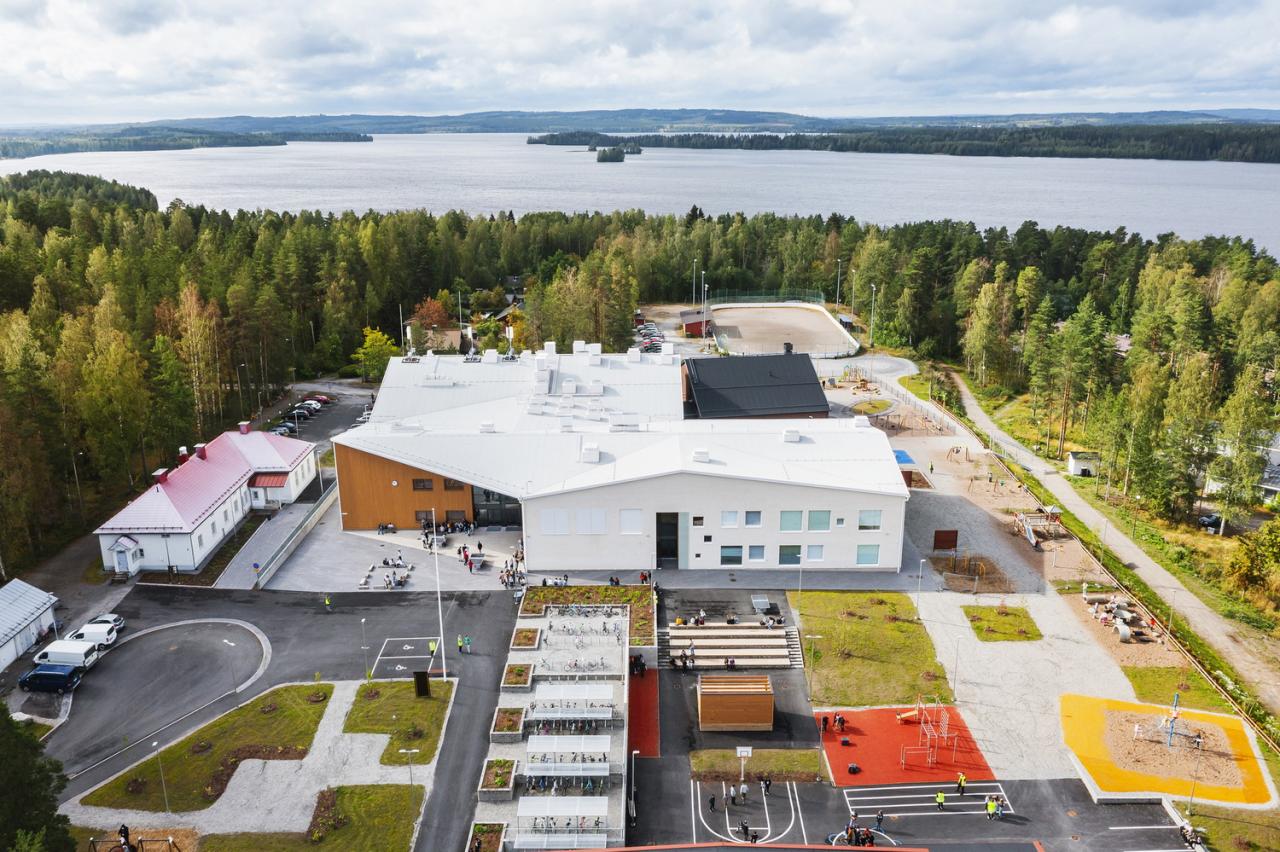 BIM建筑|汉卡萨尔米学校 / Parviainen Architects BIM建筑|汉卡萨尔米学校 / Parviainen Architects
