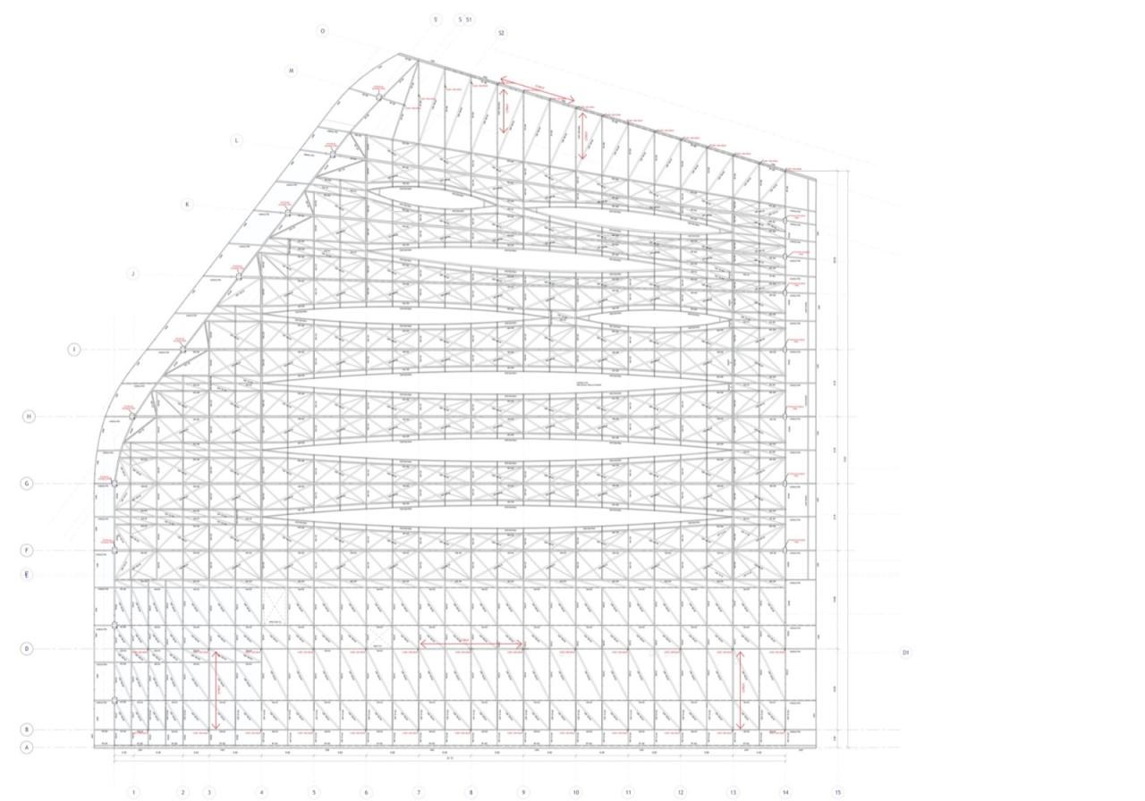 BIM建筑|波浪形屋面,UCPA大兰斯体育场 / Marc Mimram BIM建筑|波浪形屋面,UCPA大兰斯体育场 / Marc Mimram