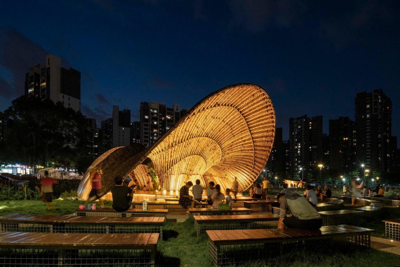 BIM建筑|花海竹亭,城市公园针灸式更新 / 竖梁社 + 华南理工大学建筑学院 BIM建筑|花海竹亭,城市公园针灸式更新 / 竖梁社 + 华南理工大学建筑学院