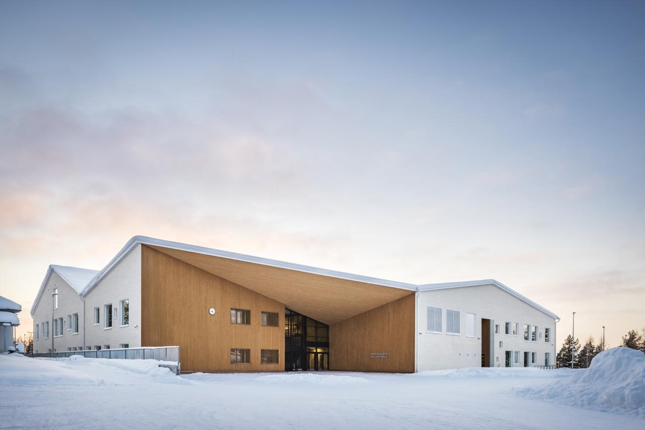 BIM建筑|汉卡萨尔米学校 / Parviainen Architects BIM建筑|汉卡萨尔米学校 / Parviainen Architects