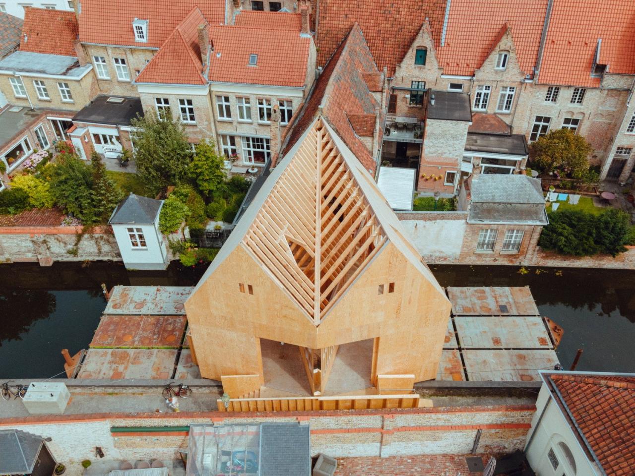 BIM建筑|布鲁日双联画展亭 / PARA BIM建筑|布鲁日双联画展亭 / PARA