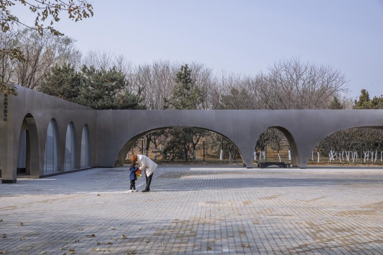 BIM建筑|北京奥林匹克森林公园跑者服务站 / TEMP建筑设计工作室 BIM建筑|北京奥林匹克森林公园跑者服务站 / TEMP建筑设计工作室