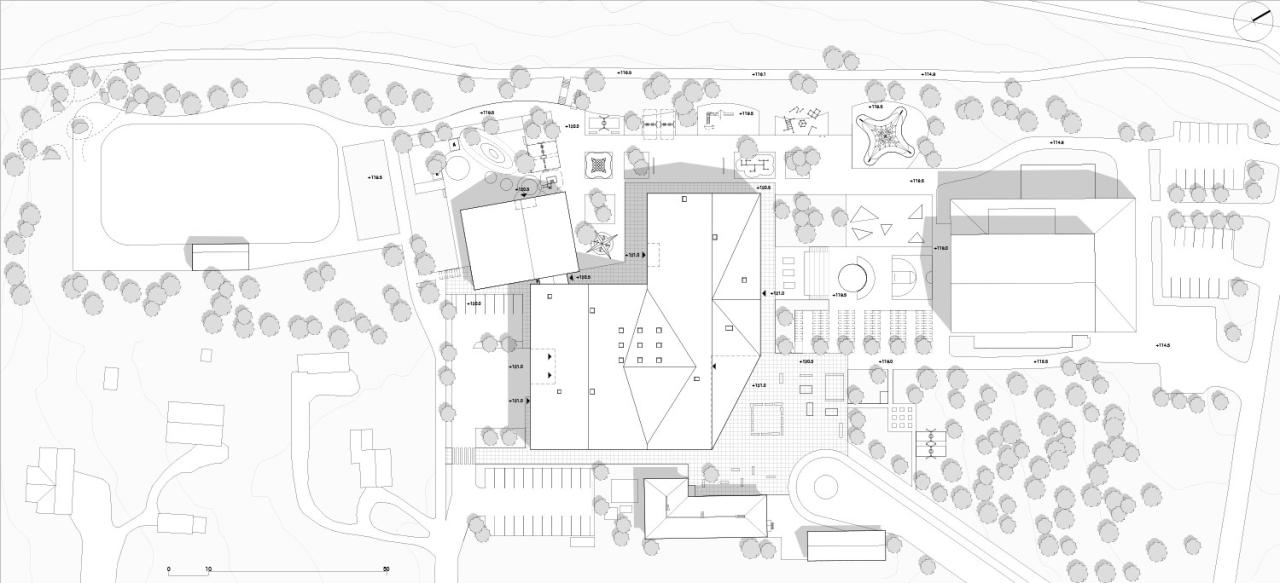 BIM建筑|汉卡萨尔米学校 / Parviainen Architects BIM建筑|汉卡萨尔米学校 / Parviainen Architects