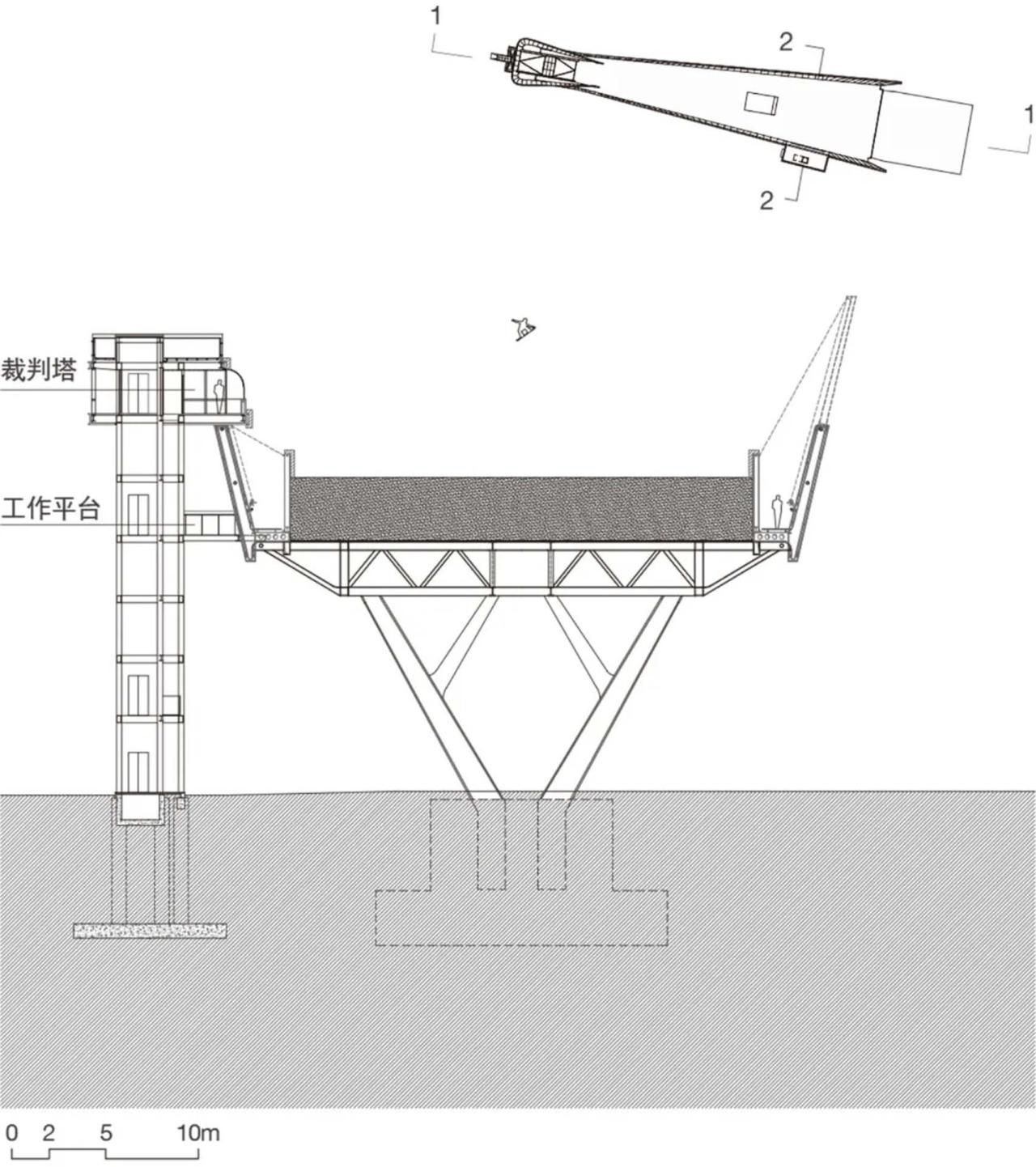 BIM建筑|首钢滑雪大跳台中心 / 清华大学建筑设计研究院 BIM建筑|首钢滑雪大跳台中心 / 清华大学建筑设计研究院