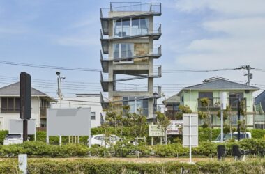 BIM建筑|坡道环绕建筑,鹄沼-Y之家/ KANIUE-BIM建筑网