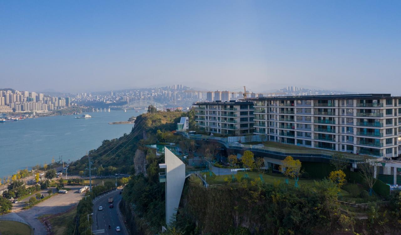 BIM建筑|悬崖顶上的城市生活体验馆—万州雍江上境展示中心 / aoe事建组 BIM建筑|悬崖顶上的城市生活体验馆—万州雍江上境展示中心 / aoe事建组