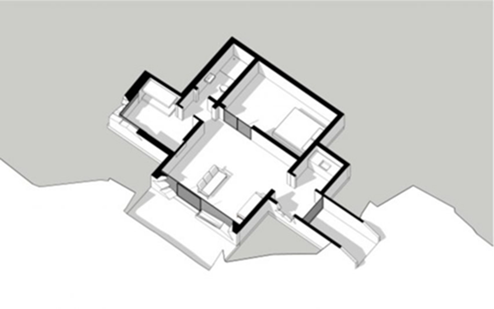 BIM建筑|利普顿·普兰特将掩体改造成度假屋 BIM建筑|利普顿·普兰特将掩体改造成度假屋