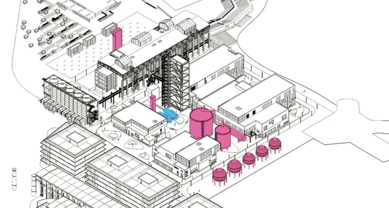BIM建筑|首钢滑雪大跳台中心 / 清华大学建筑设计研究院 BIM建筑|首钢滑雪大跳台中心 / 清华大学建筑设计研究院