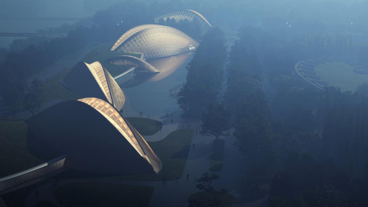 BIM建筑|三星堆博物馆新馆设计方案“三星堆之睛” / MAD BIM建筑|三星堆博物馆新馆设计方案“三星堆之睛” / MAD