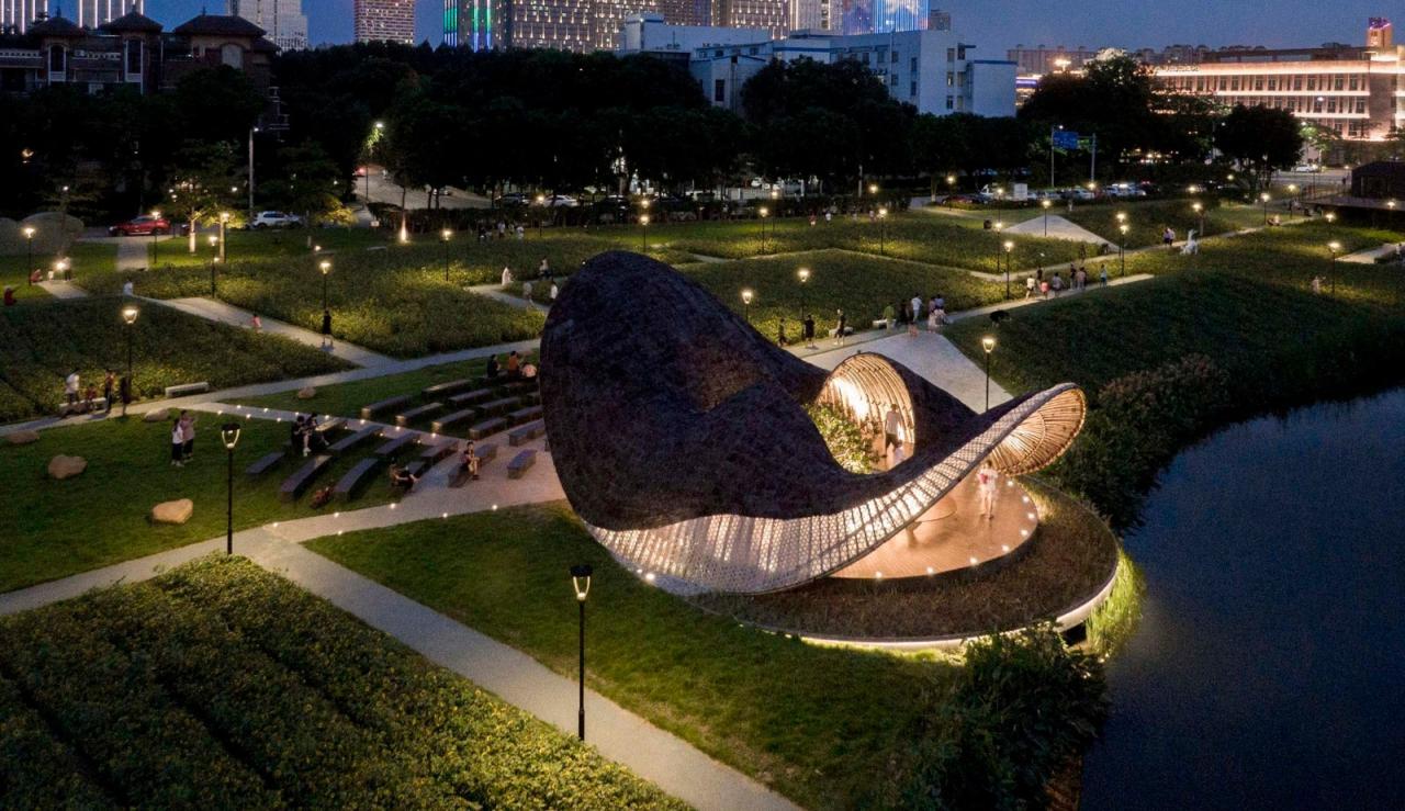 BIM建筑|花海竹亭,城市公园针灸式更新 / 竖梁社 + 华南理工大学建筑学院 BIM建筑|花海竹亭,城市公园针灸式更新 / 竖梁社 + 华南理工大学建筑学院