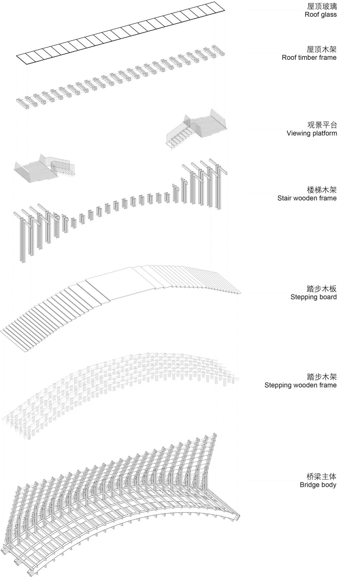 BIM建筑|古劳水乡木桥 / 罗宇杰工作室 BIM建筑|古劳水乡木桥 / 罗宇杰工作室