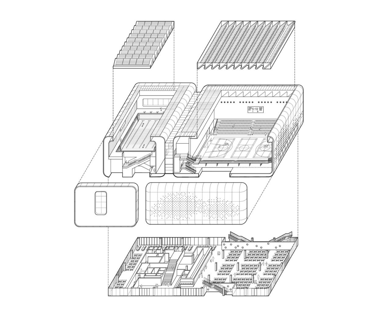 BIM建筑|上海青浦平和运动中心 / OPEN建筑事务所 BIM建筑|上海青浦平和运动中心 / OPEN建筑事务所