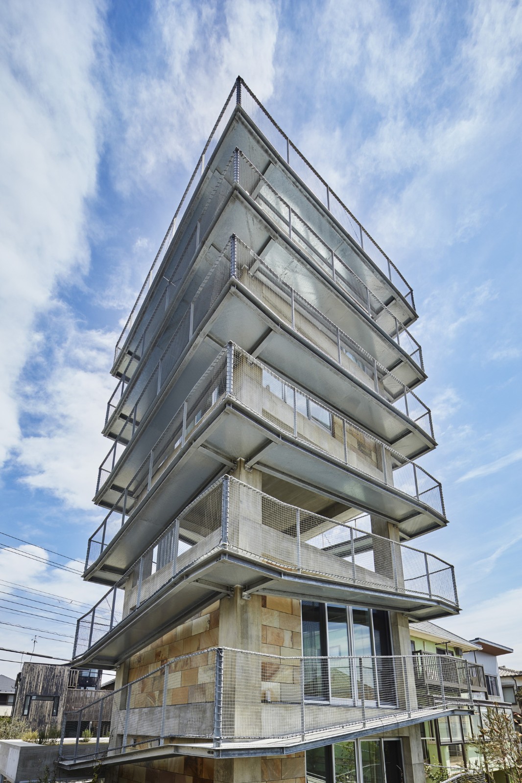 BIM建筑|坡道环绕建筑,鹄沼-Y之家/ KANIUE BIM建筑|坡道环绕建筑,鹄沼-Y之家/ KANIUE