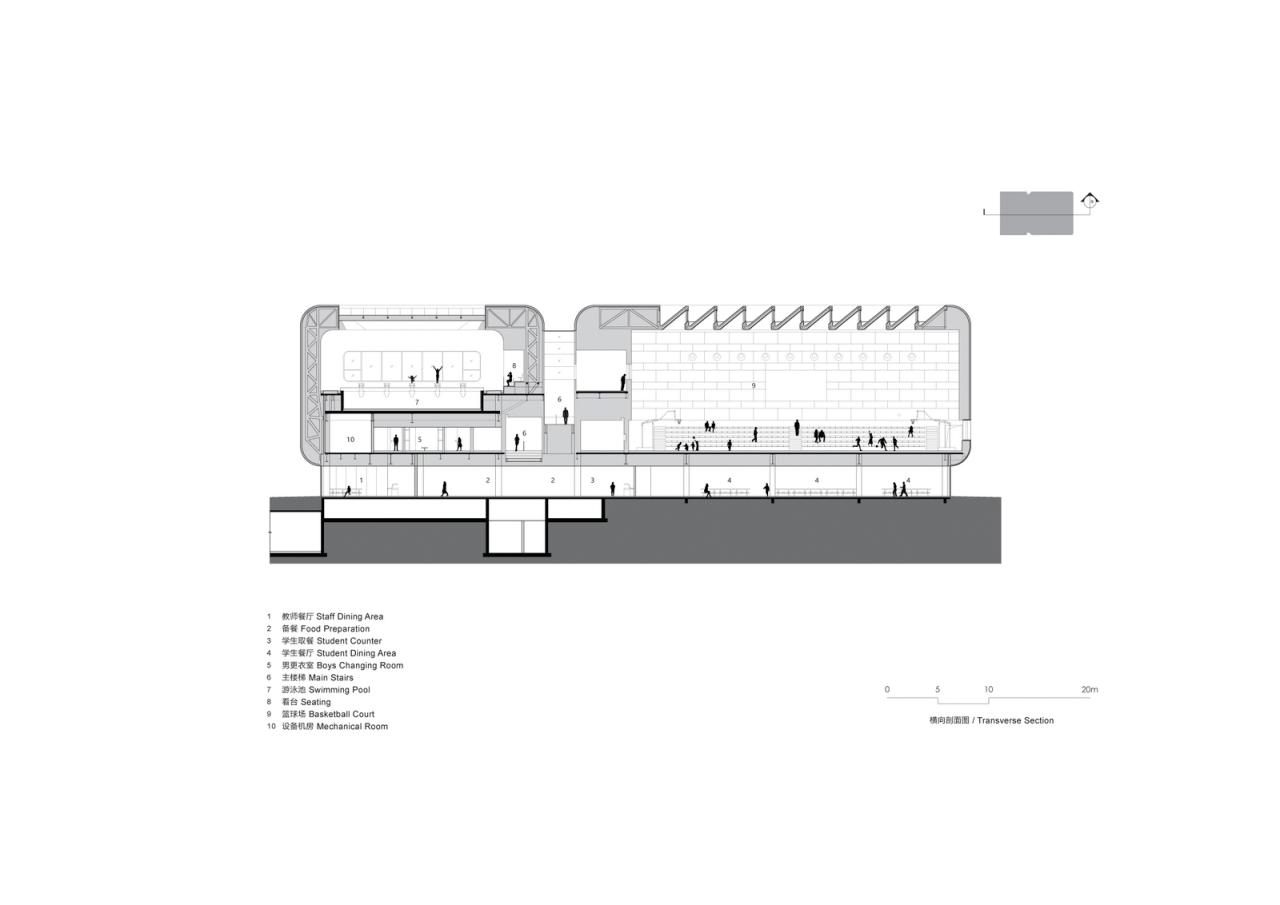 BIM建筑|上海青浦平和运动中心 / OPEN建筑事务所 BIM建筑|上海青浦平和运动中心 / OPEN建筑事务所