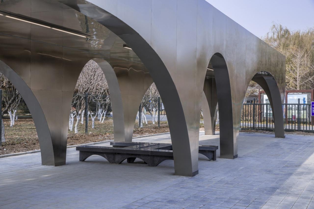 BIM建筑|北京奥林匹克森林公园跑者服务站 / TEMP建筑设计工作室 BIM建筑|北京奥林匹克森林公园跑者服务站 / TEMP建筑设计工作室