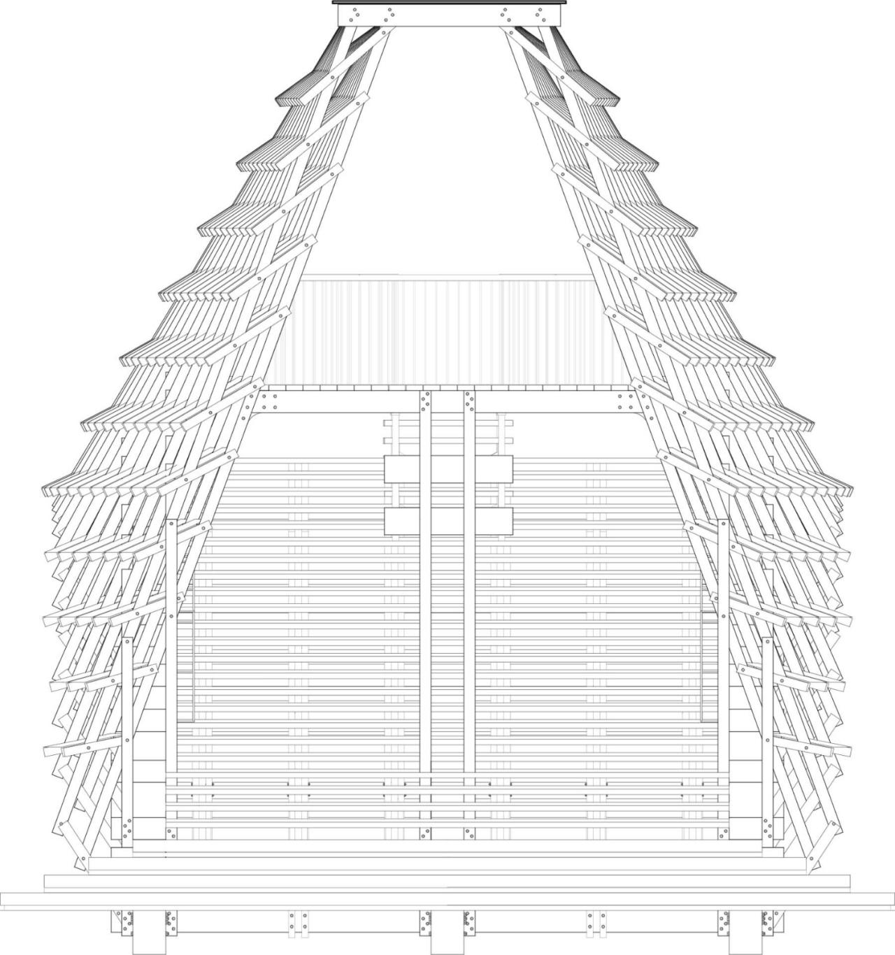 BIM建筑|古劳水乡木桥 / 罗宇杰工作室 BIM建筑|古劳水乡木桥 / 罗宇杰工作室