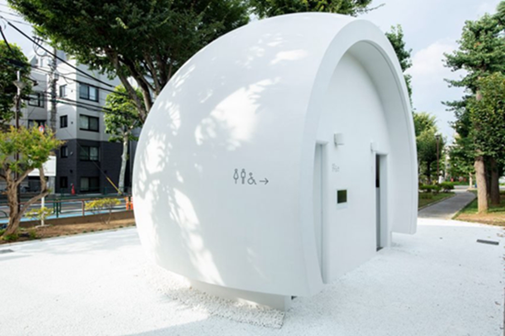 BIM建筑|佐藤和雄设计半球形公共厕所 BIM建筑|佐藤和雄设计半球形公共厕所