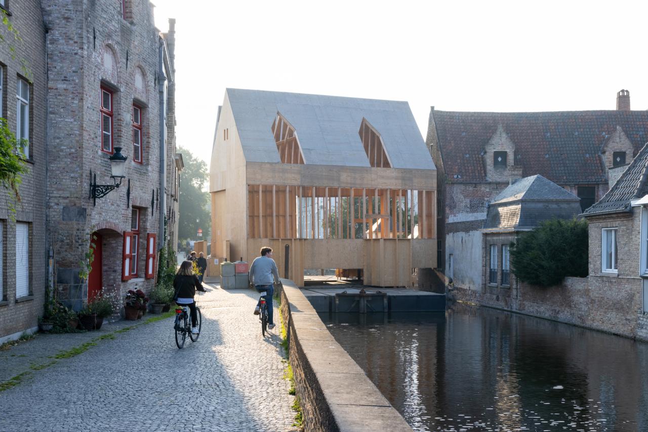 BIM建筑|布鲁日双联画展亭 / PARA BIM建筑|布鲁日双联画展亭 / PARA