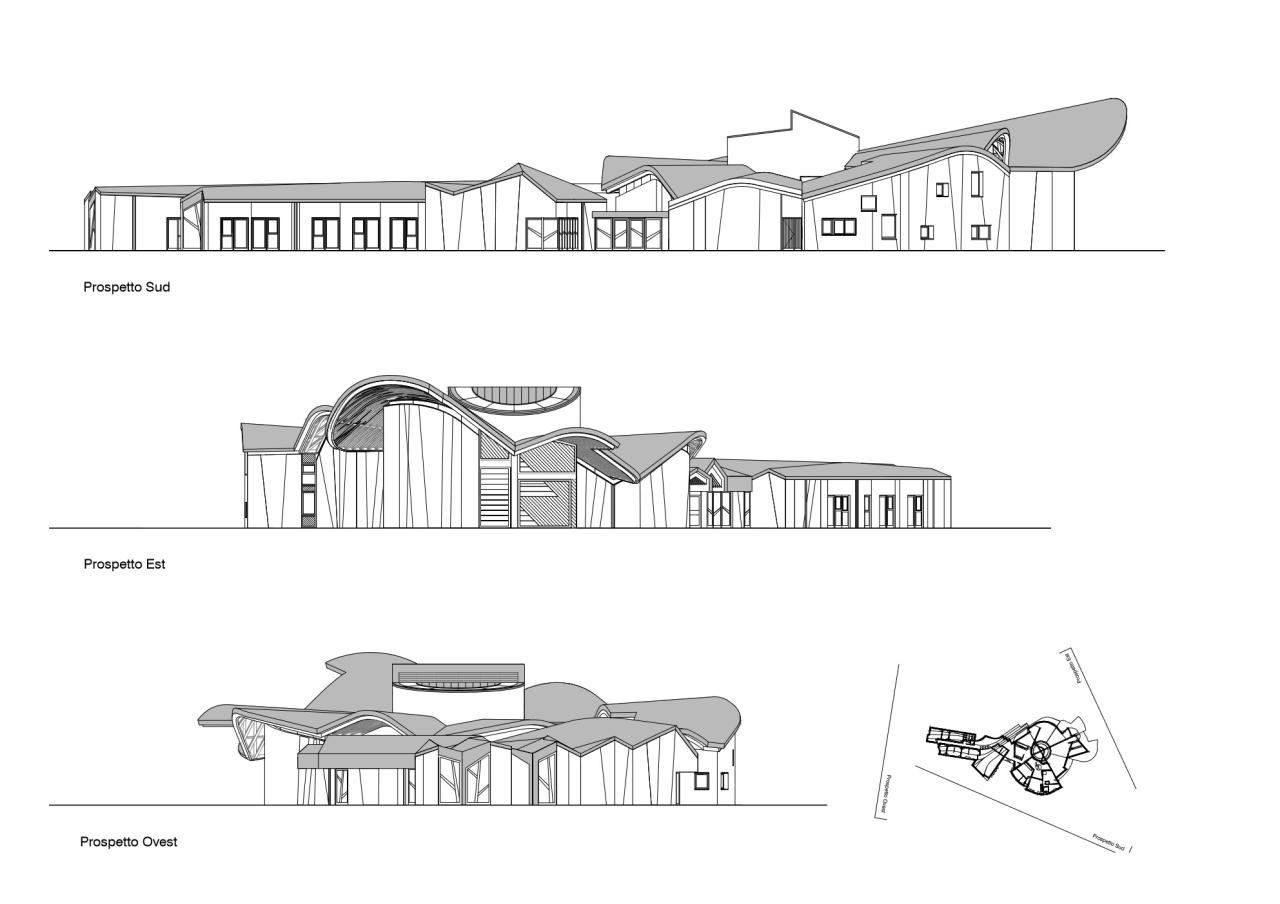 BIM建筑|悬挂式屋顶:教堂与教区综合体 / Miralles Tagliabue EMBT BIM建筑|悬挂式屋顶:教堂与教区综合体 / Miralles Tagliabue EMBT
