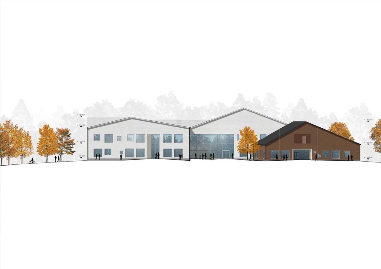BIM建筑|汉卡萨尔米学校 / Parviainen Architects BIM建筑|汉卡萨尔米学校 / Parviainen Architects