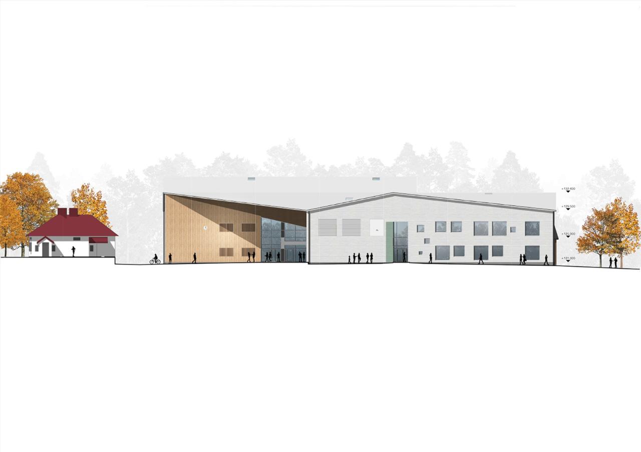 BIM建筑|汉卡萨尔米学校 / Parviainen Architects BIM建筑|汉卡萨尔米学校 / Parviainen Architects