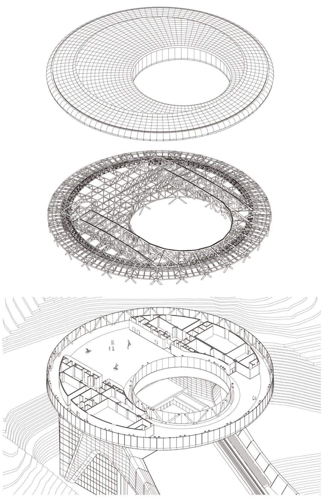 BIM建筑|国家跳台滑雪中心 / THAD 清华大学建筑设计研究院 BIM建筑|国家跳台滑雪中心 / THAD 清华大学建筑设计研究院