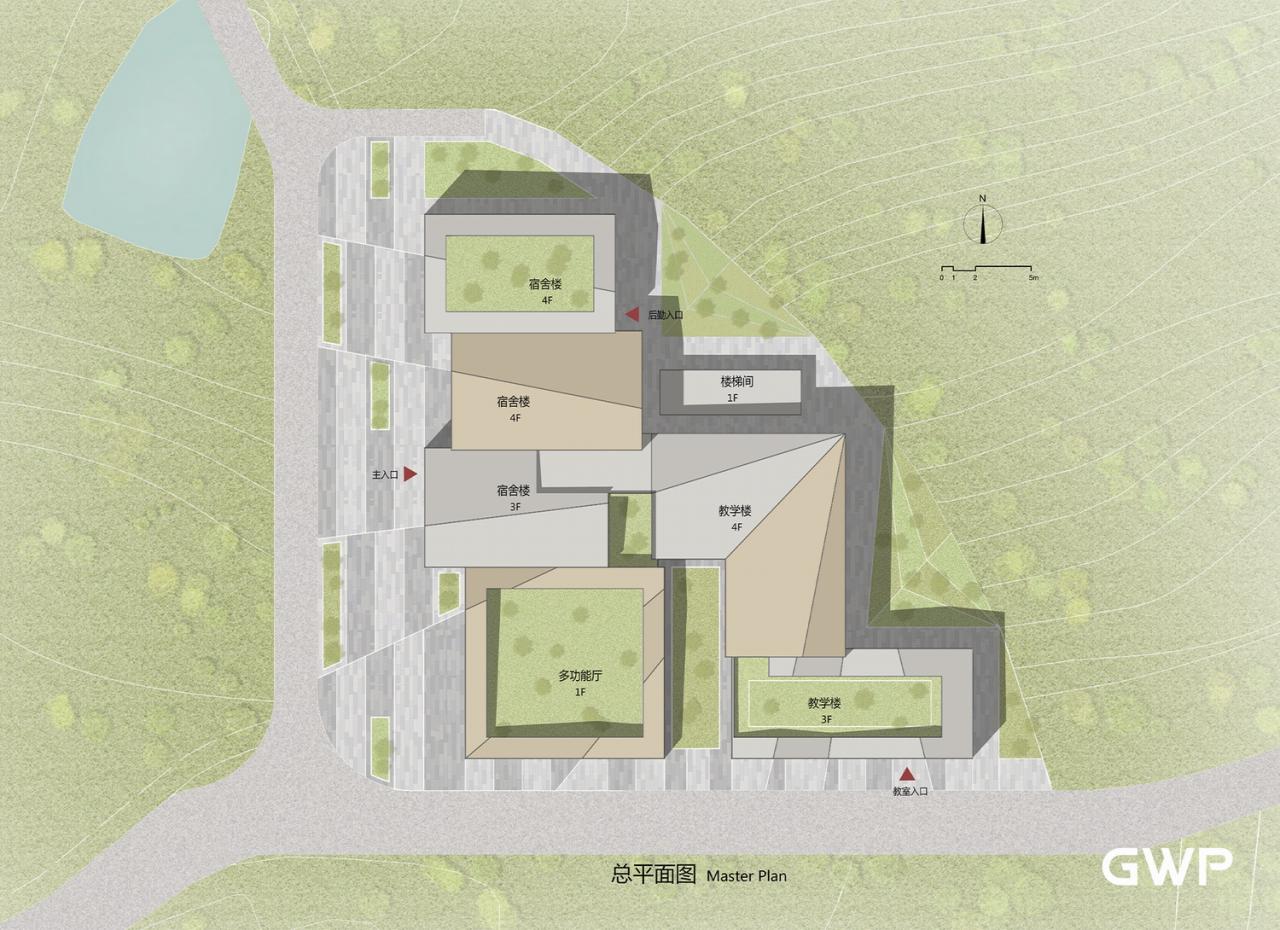 BIM建筑|临风展翼,载梦启航——临安风之谷国际营地 / GWP BIM建筑|临风展翼,载梦启航——临安风之谷国际营地 / GWP