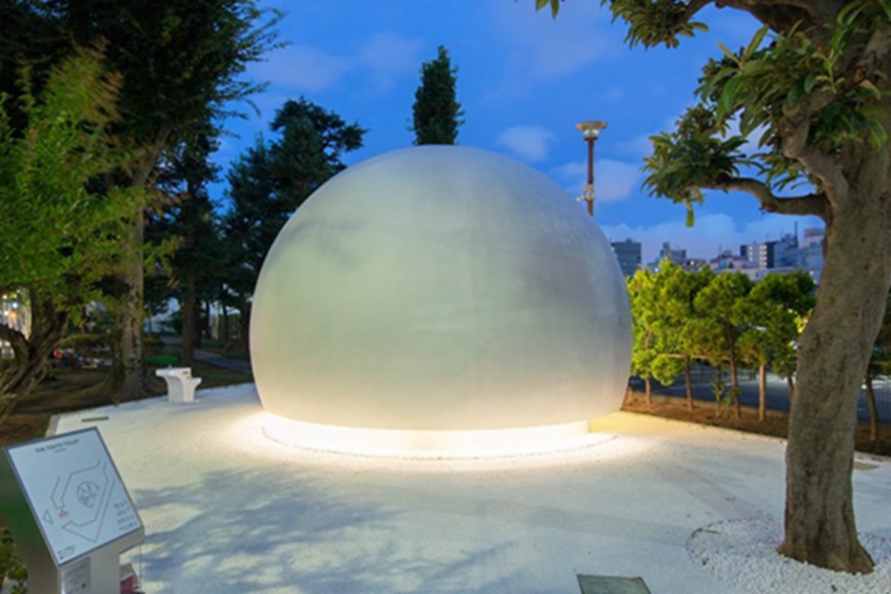 BIM建筑|佐藤和雄设计半球形公共厕所 BIM建筑|佐藤和雄设计半球形公共厕所