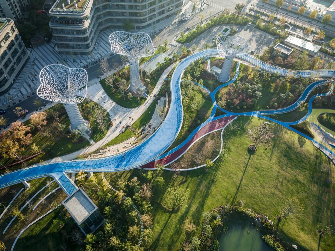 BIM建筑|踏着云朵去奔跑:杭州李宁体育园一期项目 / 柏涛建筑 BIM建筑|踏着云朵去奔跑:杭州李宁体育园一期项目 / 柏涛建筑