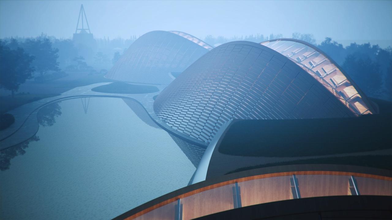 BIM建筑|三星堆博物馆新馆设计方案“三星堆之睛” / MAD BIM建筑|三星堆博物馆新馆设计方案“三星堆之睛” / MAD
