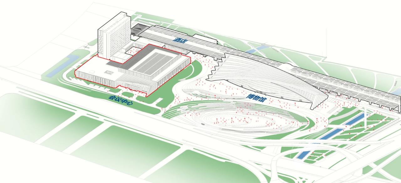 BIM建筑|盐城国际会议中心 / 上海都设营造建筑设计事务所 BIM建筑|盐城国际会议中心 / 上海都设营造建筑设计事务所
