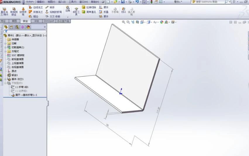 BIM问答|SolidWorks教程:SolidWorks钣金如何自动生成展开尺寸 BIM问答|SolidWorks教程:SolidWorks钣金如何自动生成展开尺寸