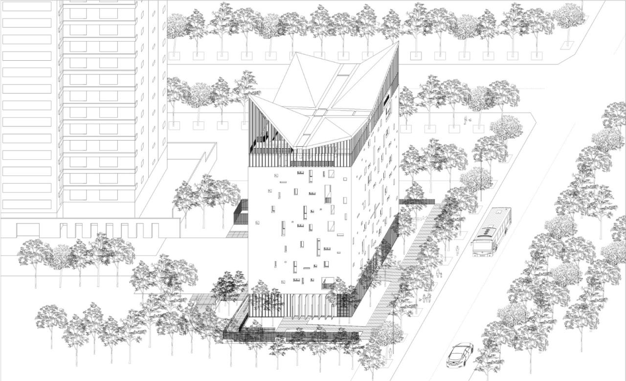 BIM建筑|垂直教堂,淡江教堂 / Behet Bondzio Lin Architekten BIM建筑|垂直教堂,淡江教堂 / Behet Bondzio Lin Architekten