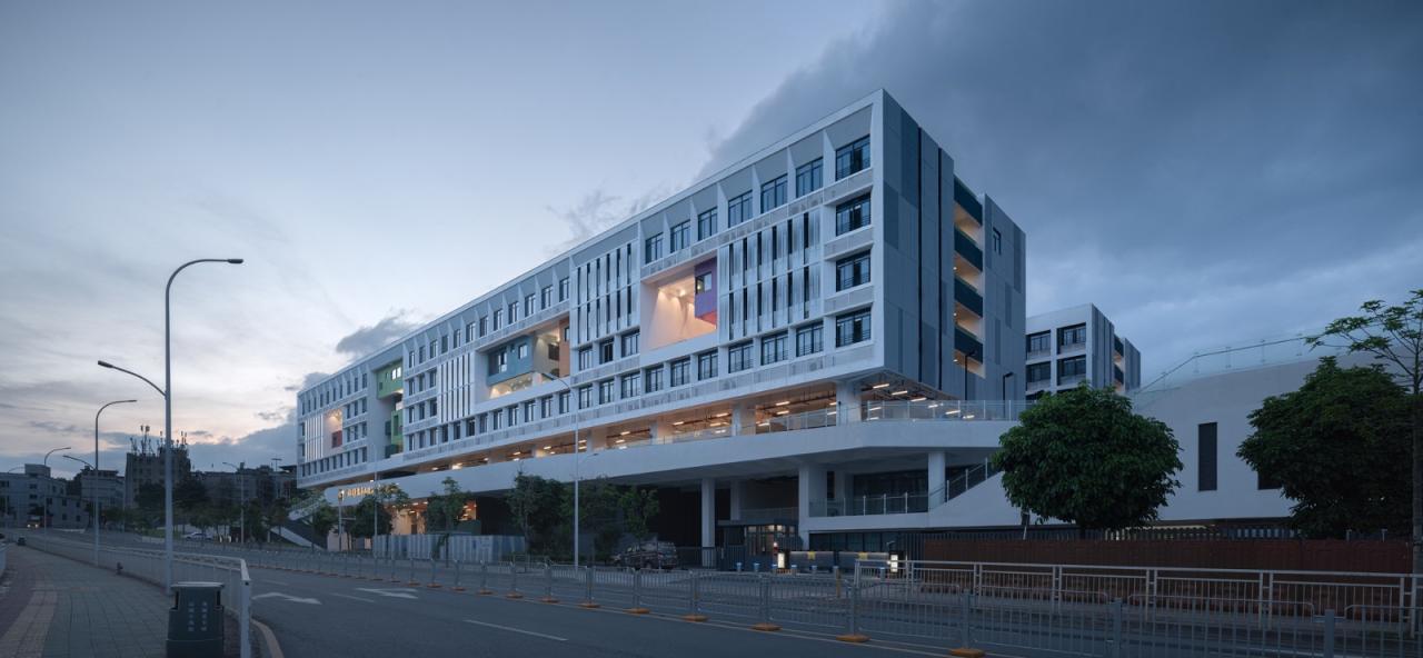 BIM建筑|深圳市龙华区行知中学 / 筑博设计-联合公设 BIM建筑|深圳市龙华区行知中学 / 筑博设计-联合公设