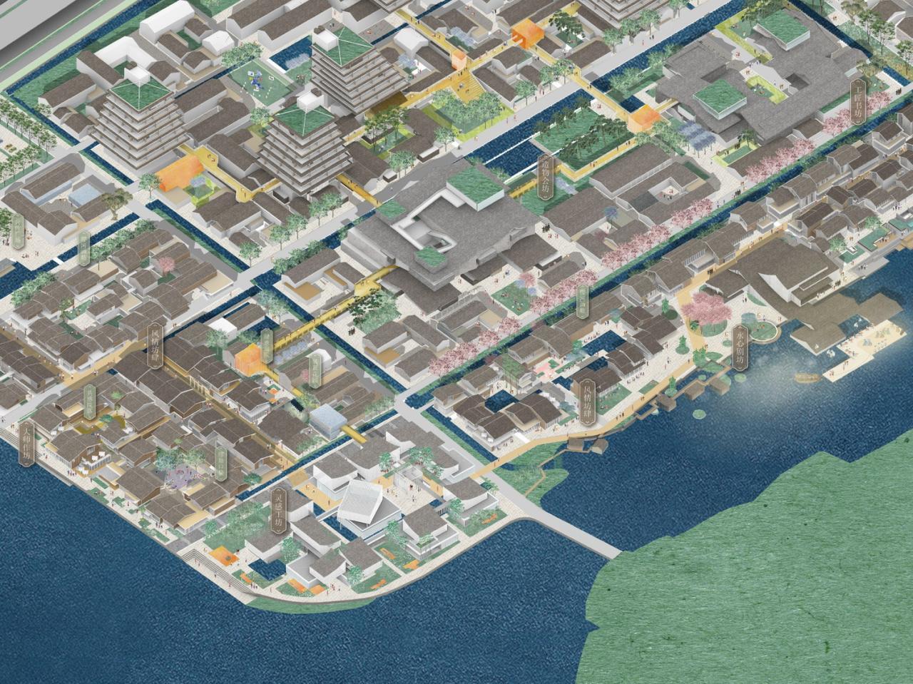 BIM建筑|中标候选方案 | 造物环:苏州青苔中日工业设计村 / line+、MLA+ BIM建筑|中标候选方案 | 造物环:苏州青苔中日工业设计村 / line+、MLA+