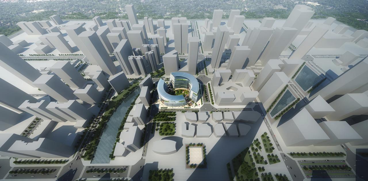 BIM建筑|成都高新万科中心——高新区的城市花园 / Laguarda.Low Architects BIM建筑|成都高新万科中心——高新区的城市花园 / Laguarda.Low Architects