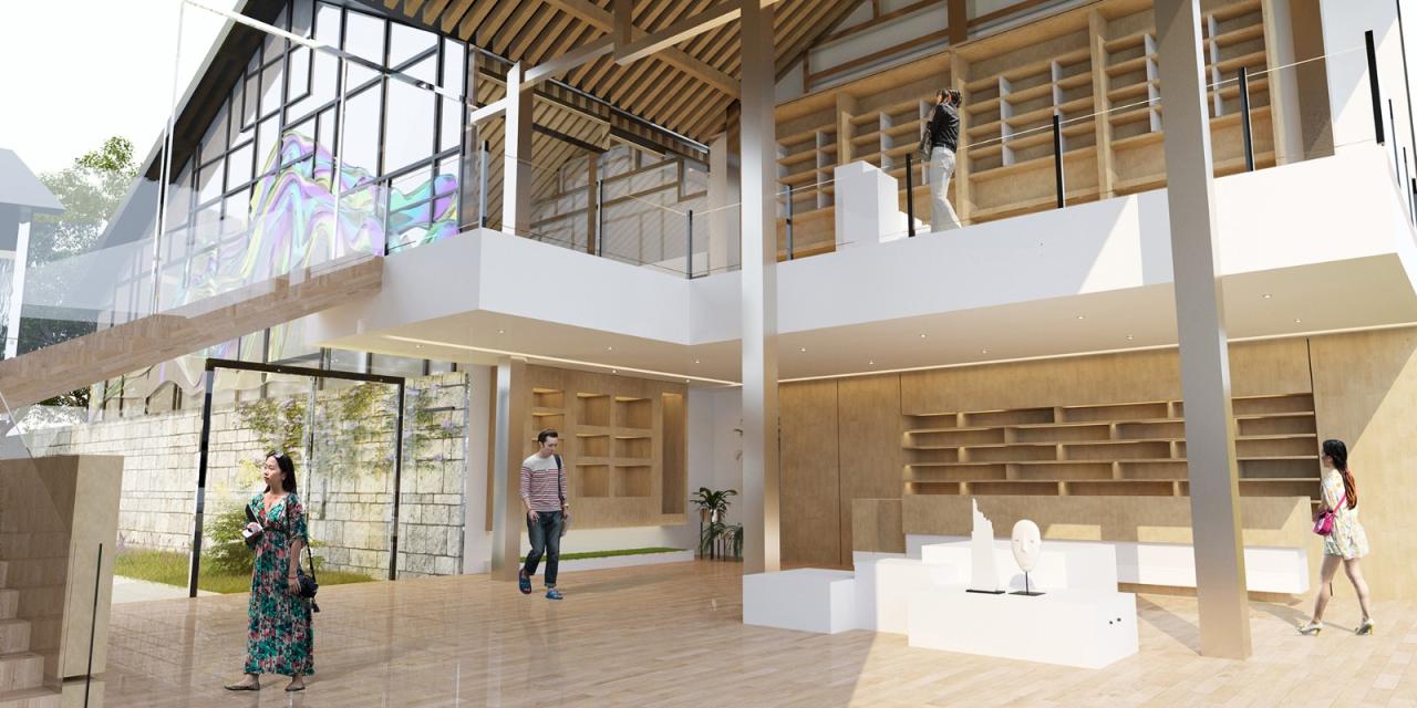 BIM建筑|林河陌影——仙市古镇活动综合体方案设计 / 外行建筑 BIM建筑|林河陌影——仙市古镇活动综合体方案设计 / 外行建筑