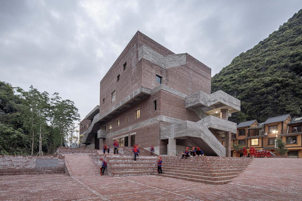 BIM建筑|江华瑶族水口镇如意村文化服务中心及特色工坊 / 地方工作室 BIM建筑|江华瑶族水口镇如意村文化服务中心及特色工坊 / 地方工作室