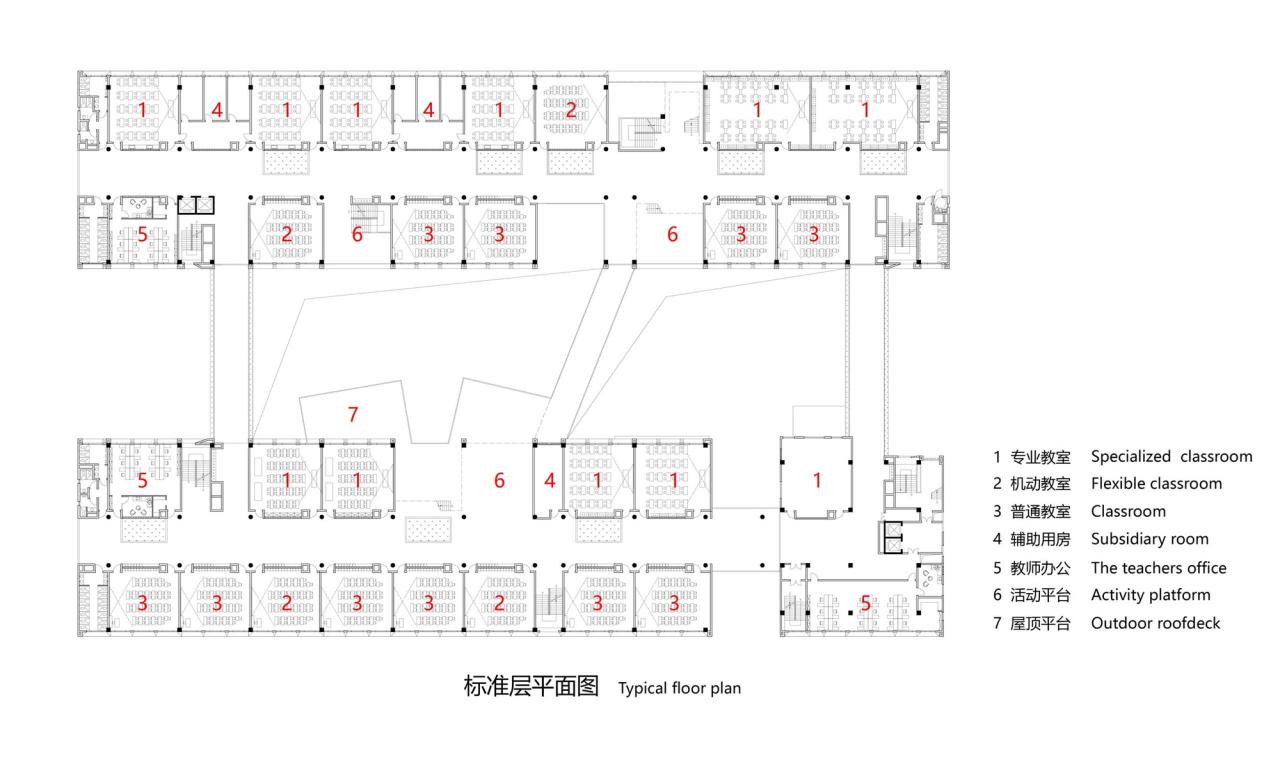 BIM建筑|深圳市龙华区行知中学 / 筑博设计-联合公设 BIM建筑|深圳市龙华区行知中学 / 筑博设计-联合公设